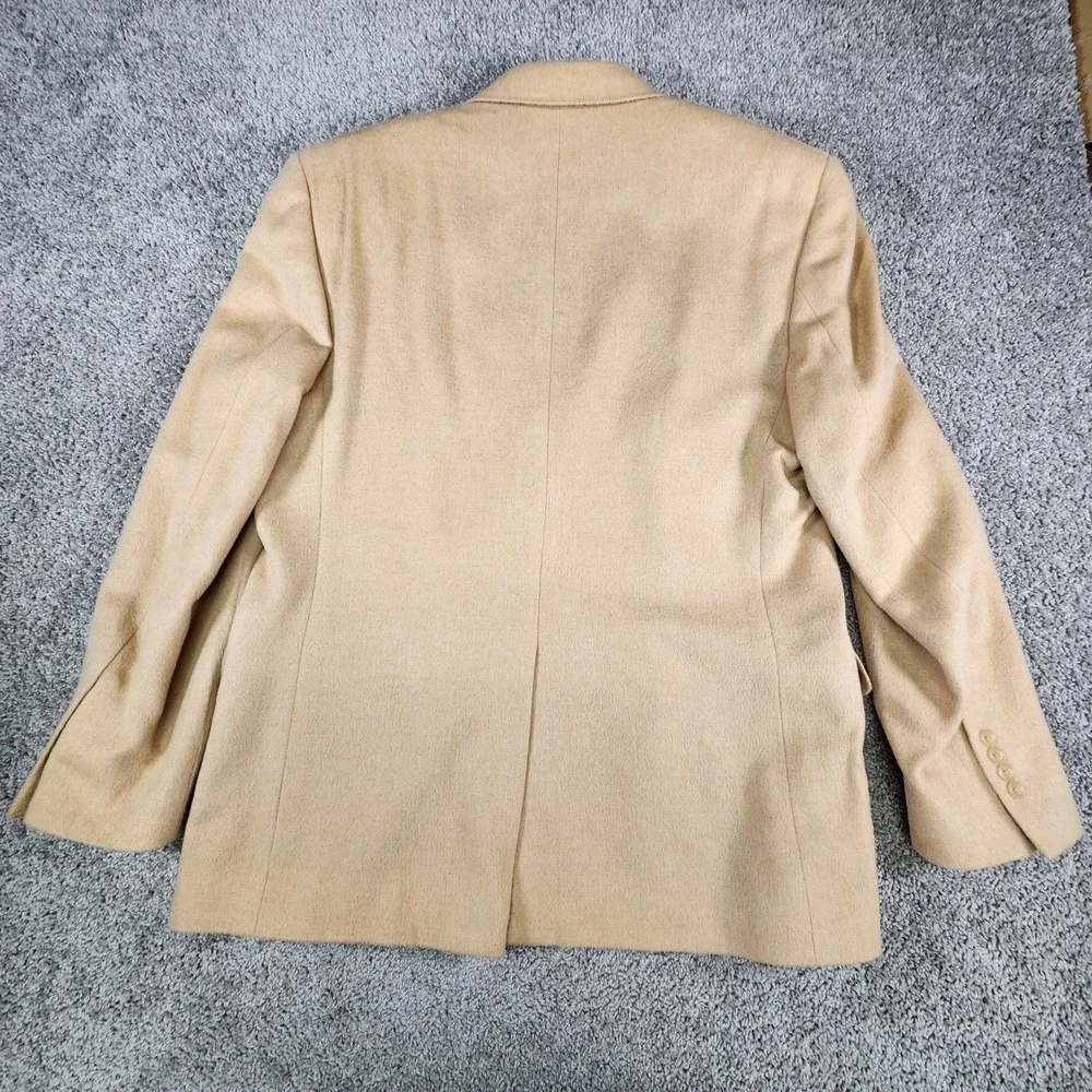 Jos A Bank Camel Hair Blazer 44 Long Beige Classic Luxury Sport‎ Coat Classic